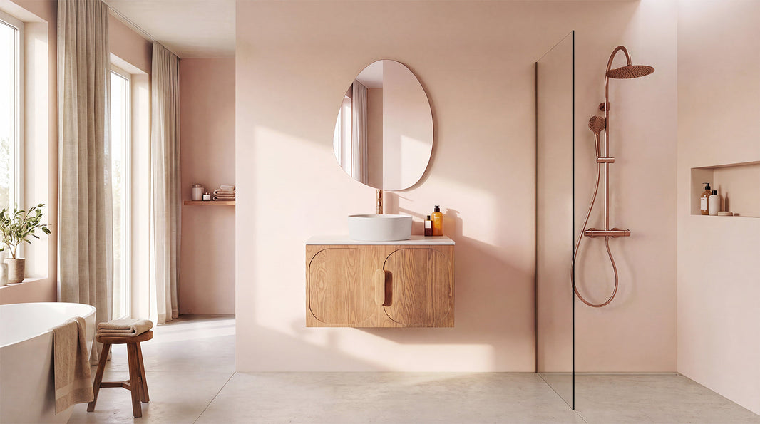 Salle de bain beige et bois : l’élégance naturelle en toute simplicité